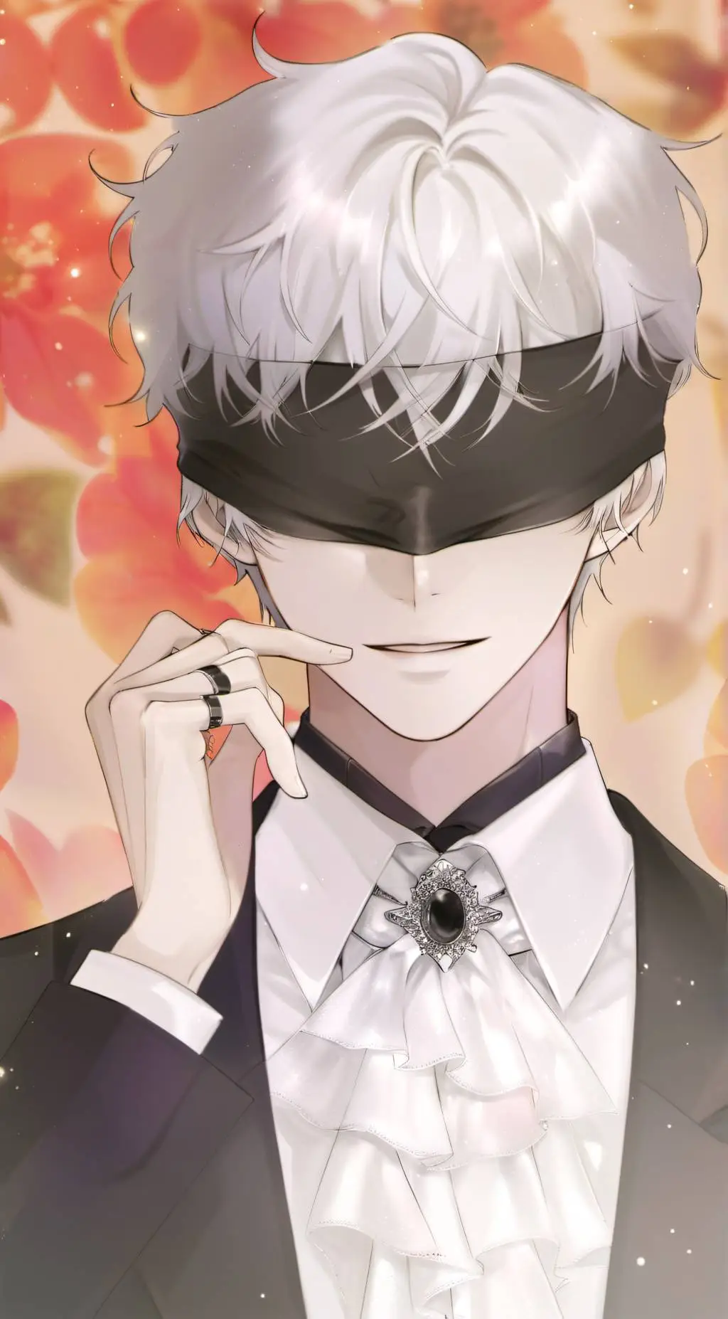 ai character: ♡sataro♡gojo♡ background