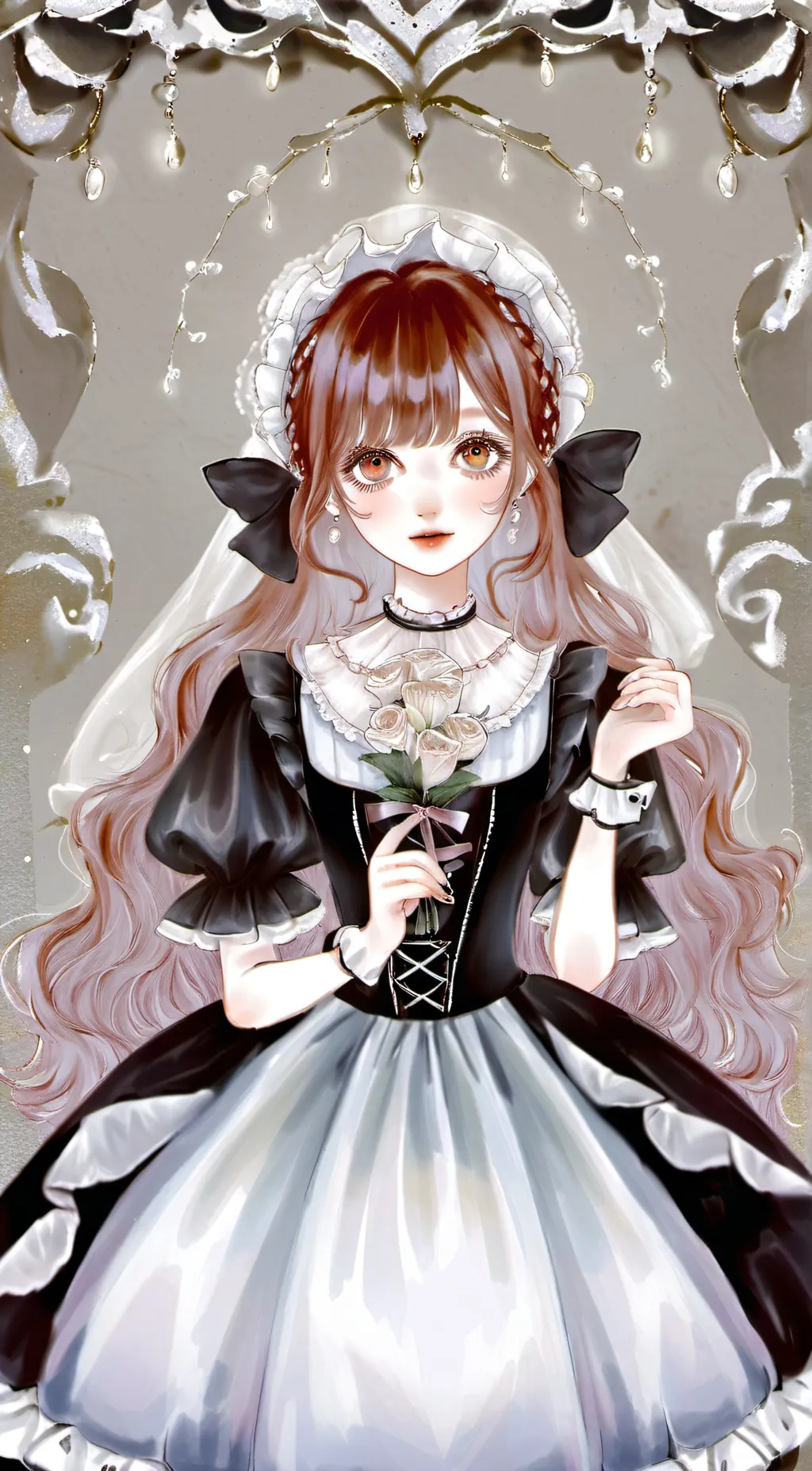 ai character: Weird Girl background