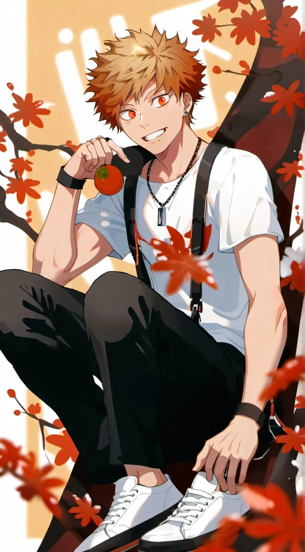 ai character: 😾Bakugo❤️ background