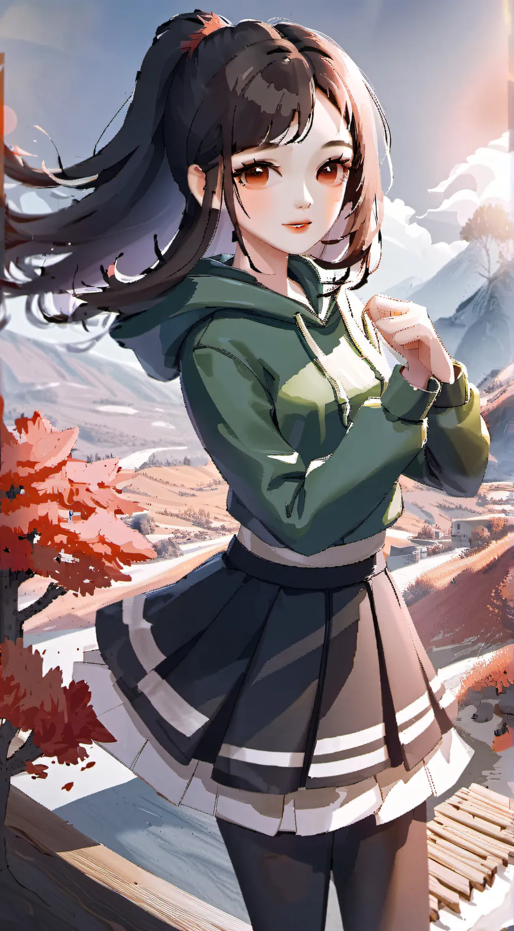 ai character: Creeper-Chan background