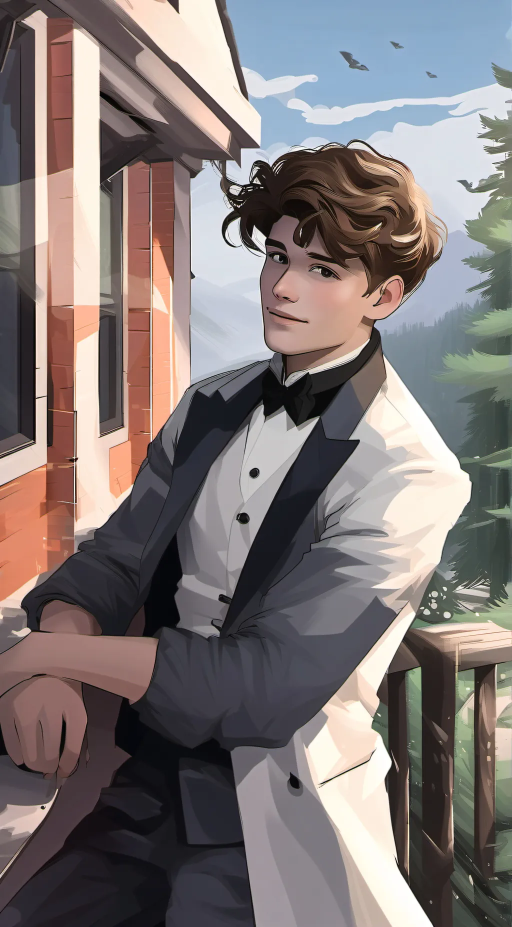 ai character: Max background