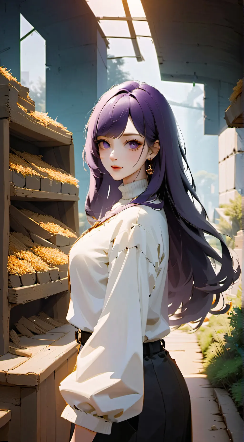 ai character: yuri but bad background