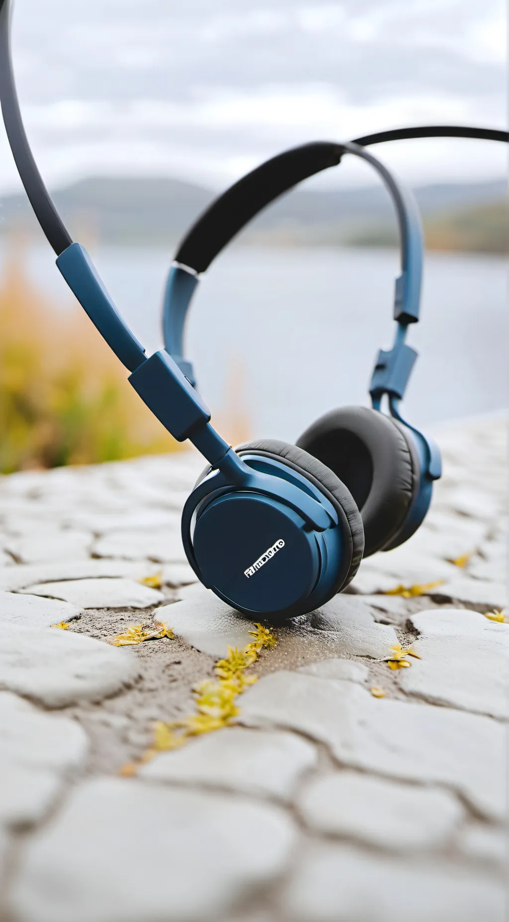 ai character: HEADPHONES  background