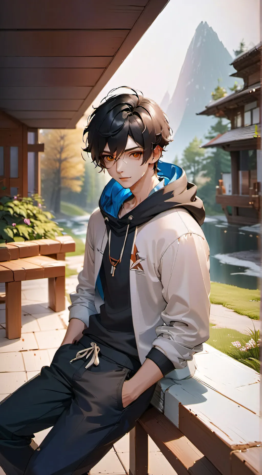 ai character: Ein background