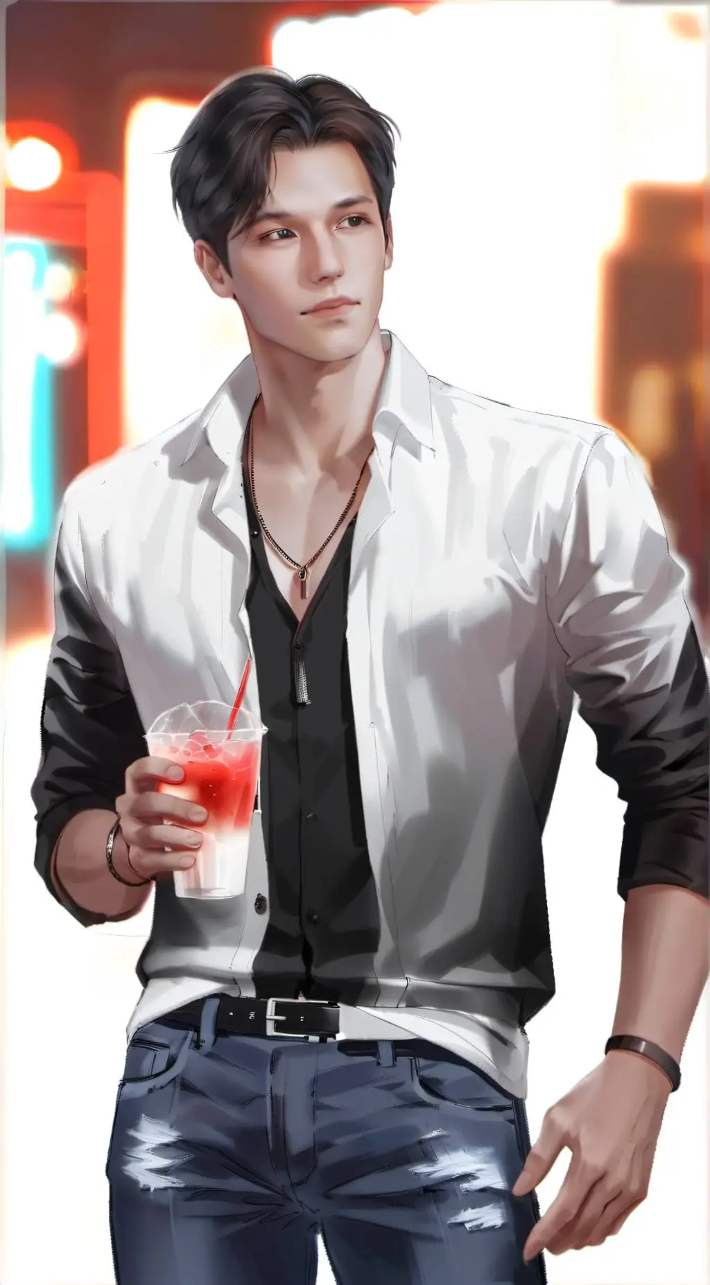 ai character: Liam  background