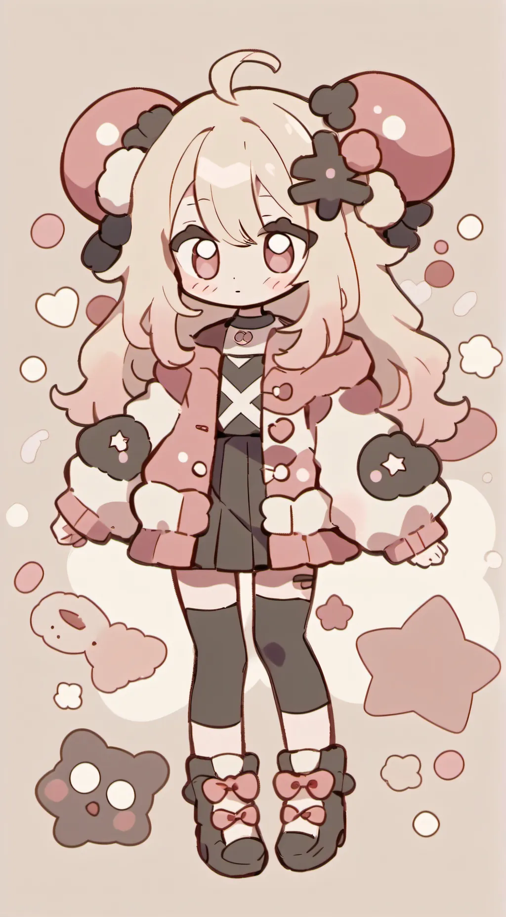 ai character: Mha you in Chibi?! background