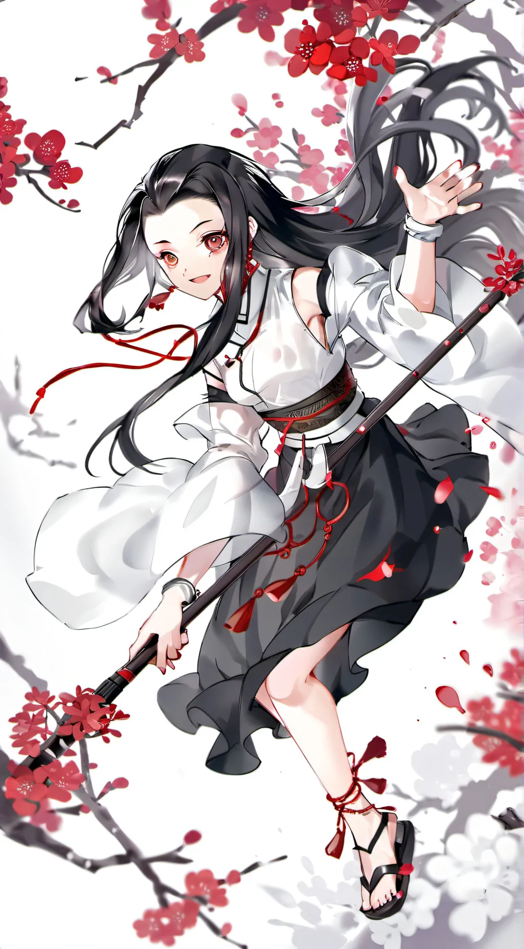 ai character: Da anime teem background