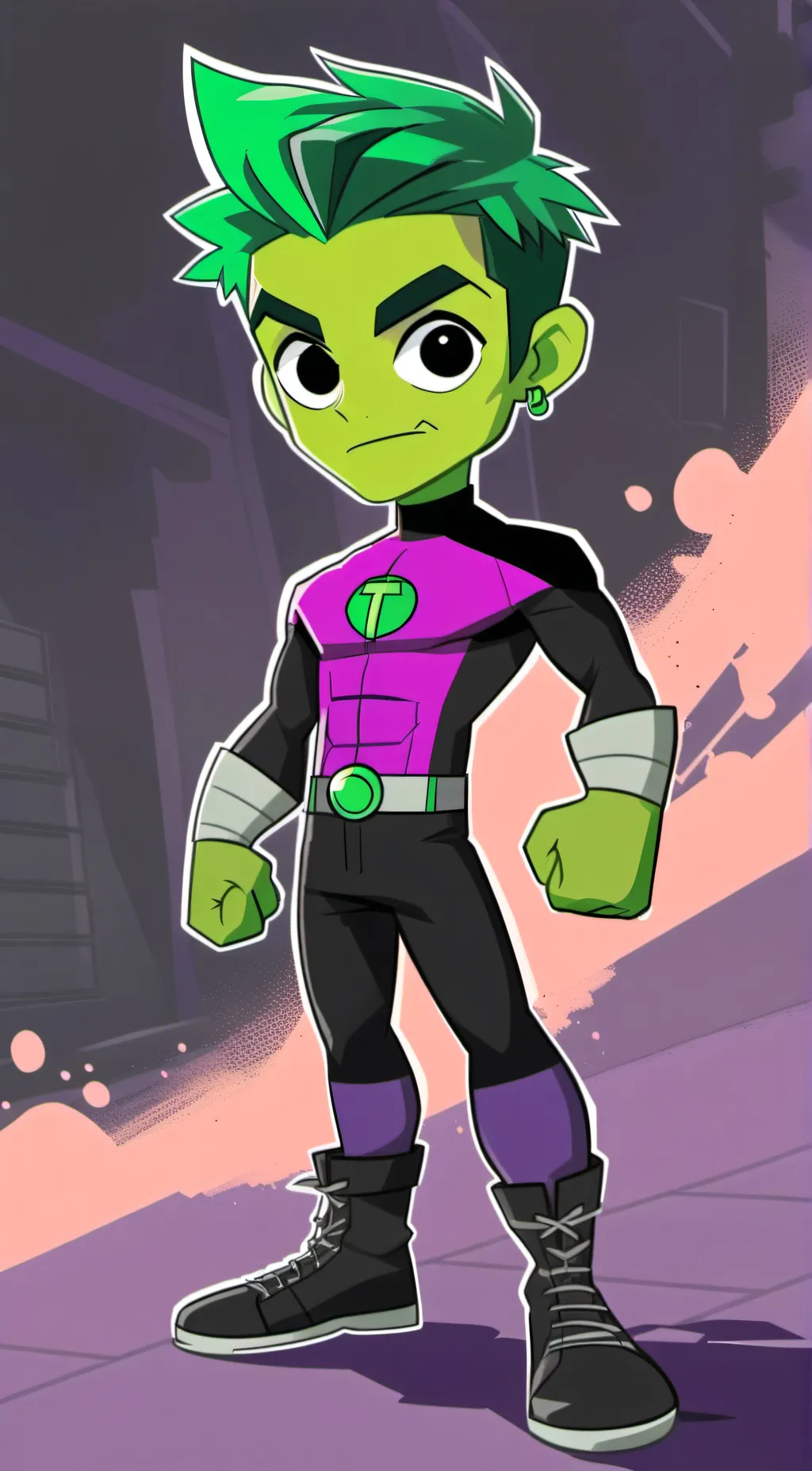 ai character: Beastboy background