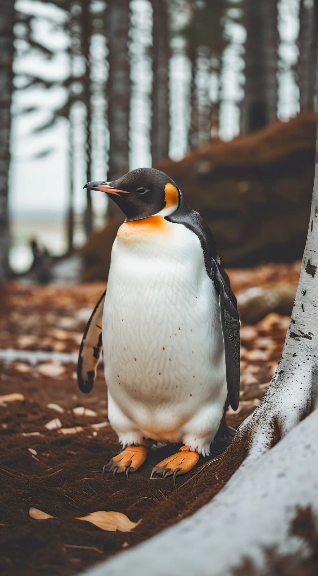 ai character: Penguin background