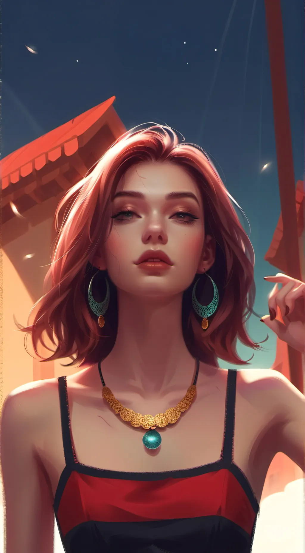 ai character: Scarlett background