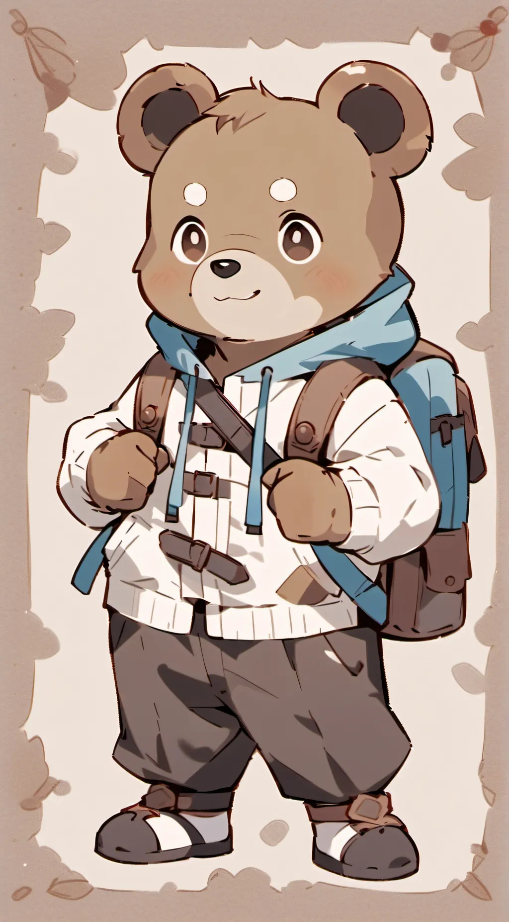 ai character: Superbearadventure background