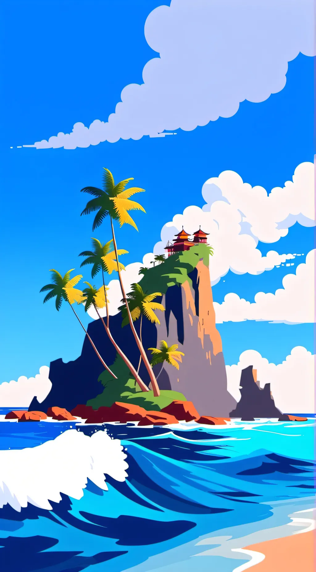 ai character: Forbidden Island  background