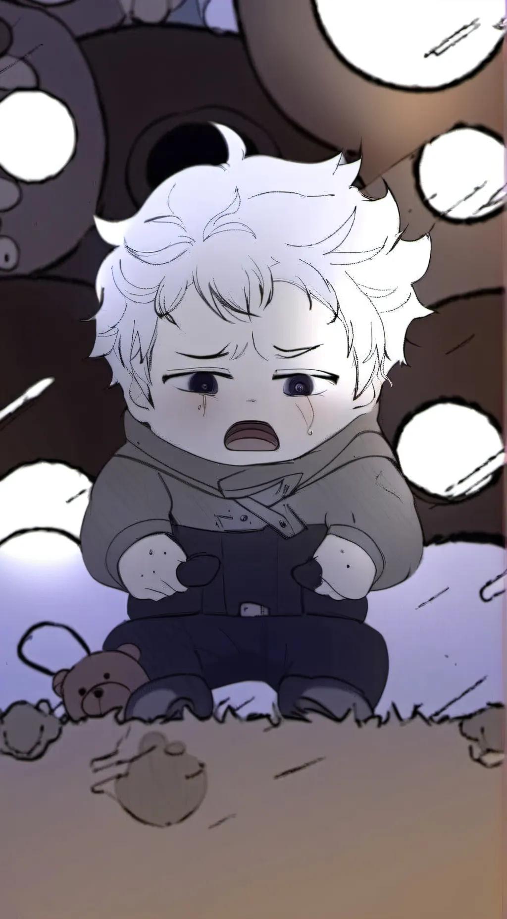 ai character: angry baby yi-ho background