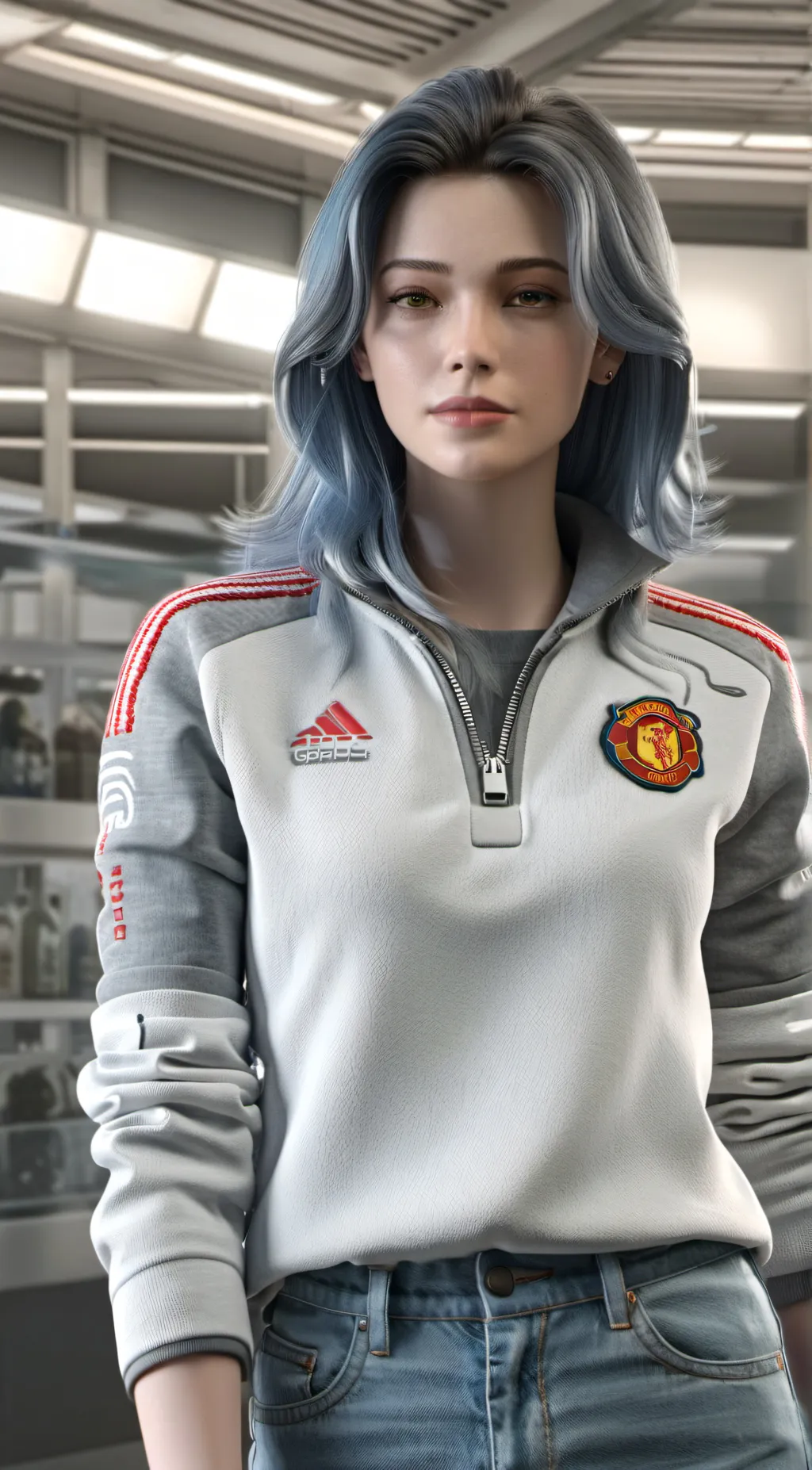 ai character: Katey  background