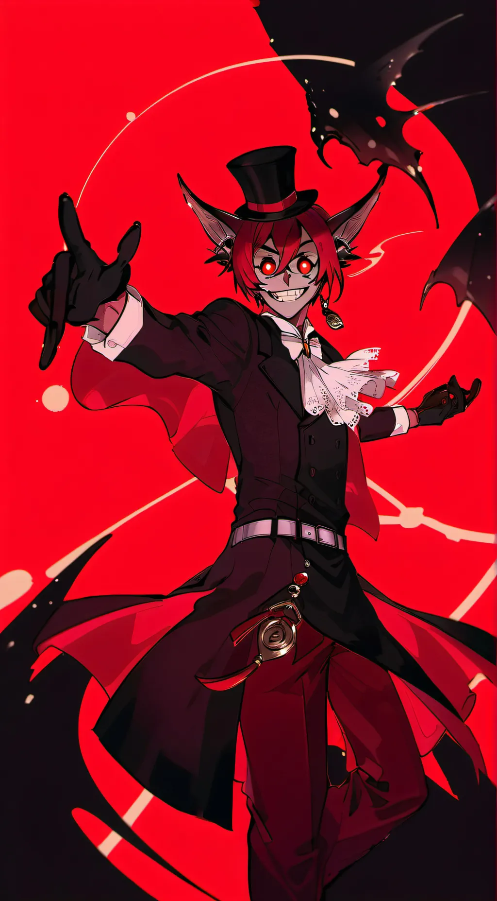 ai character: Bat background