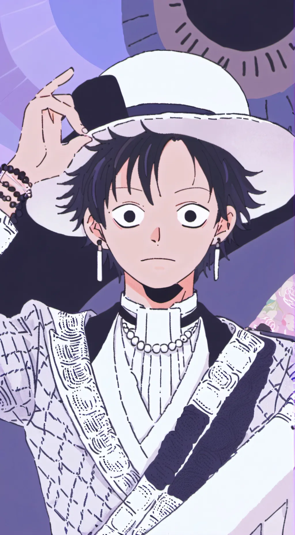 ai character: one piece background