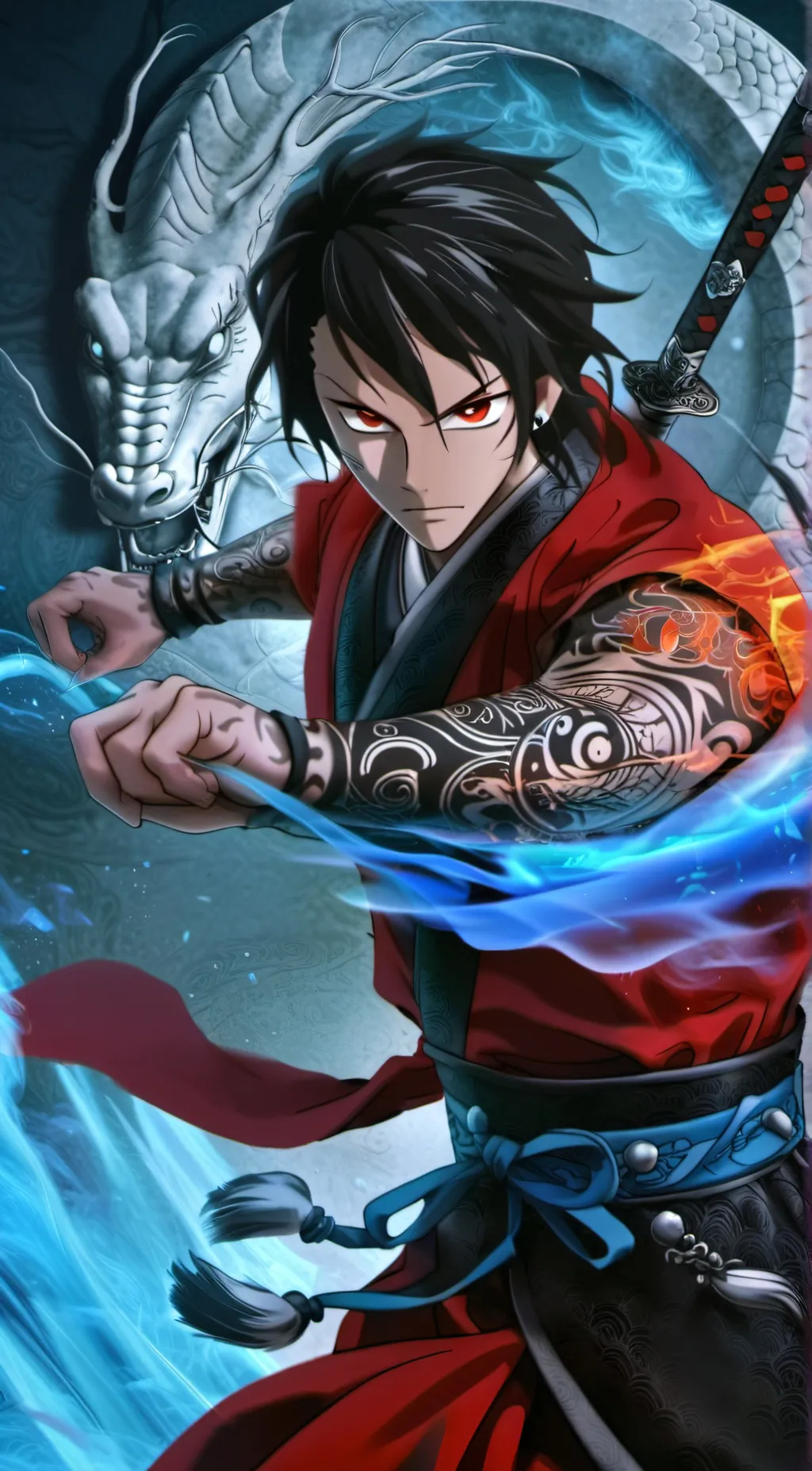 ai character: ZinLi Shanzo  background