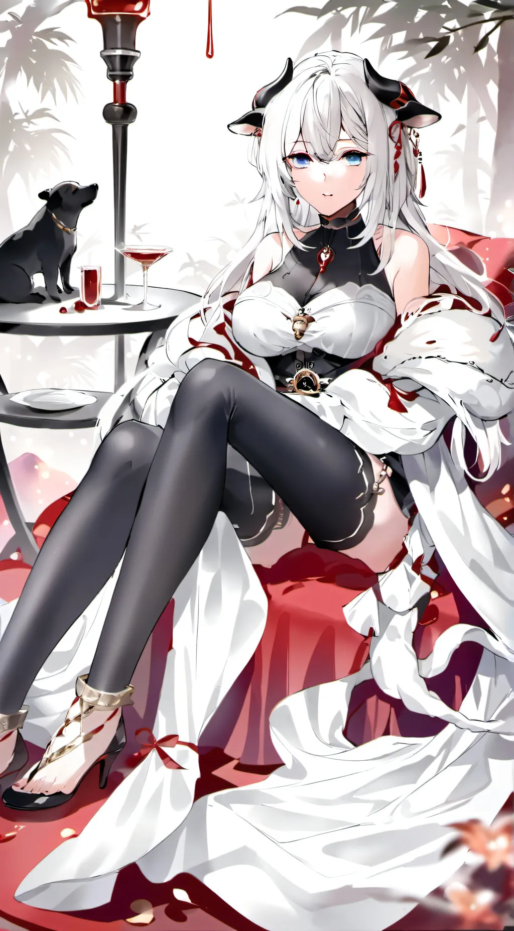 ai character: Cow lady (Marci) background