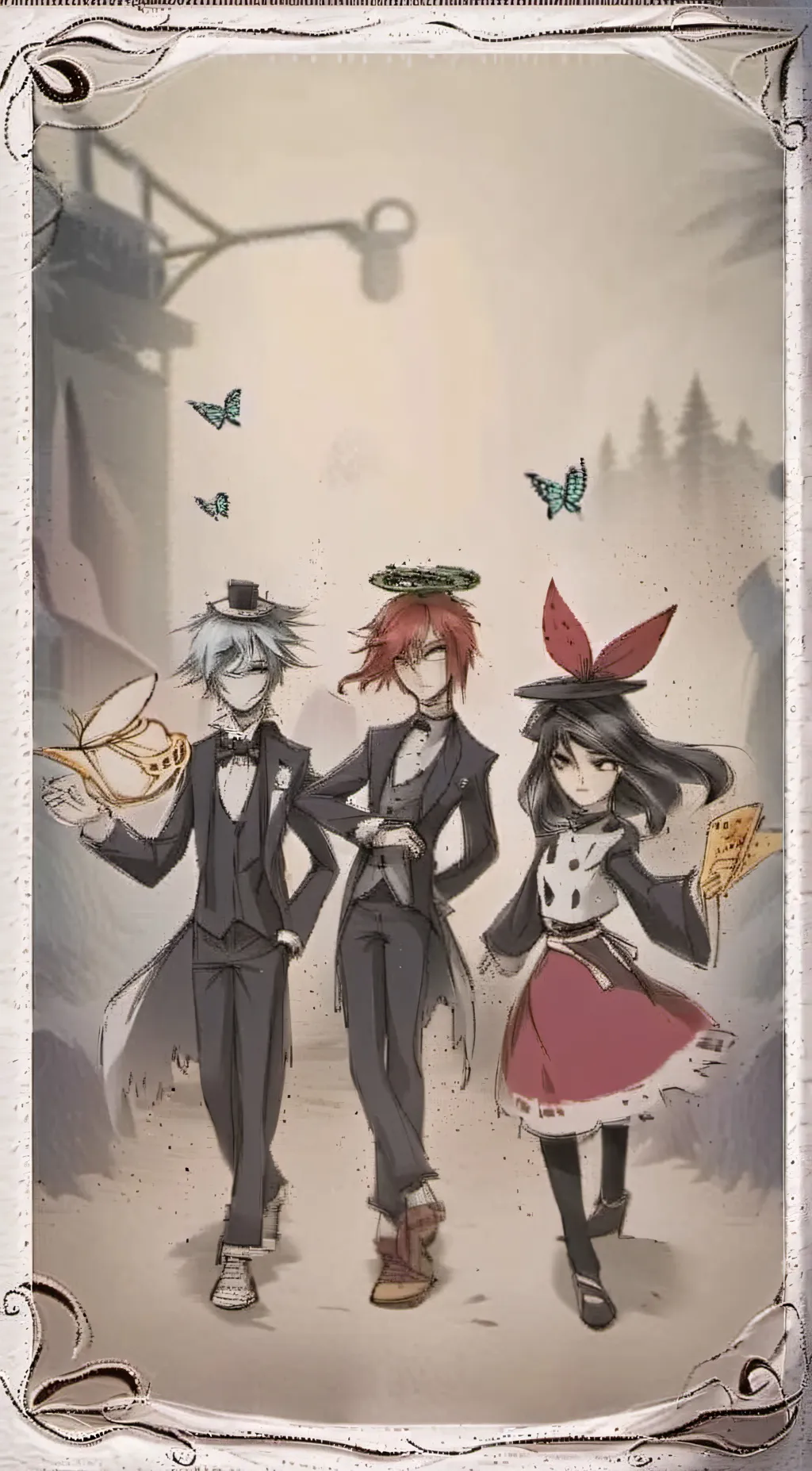 ai character: HAZBIN HOTEL COURT background