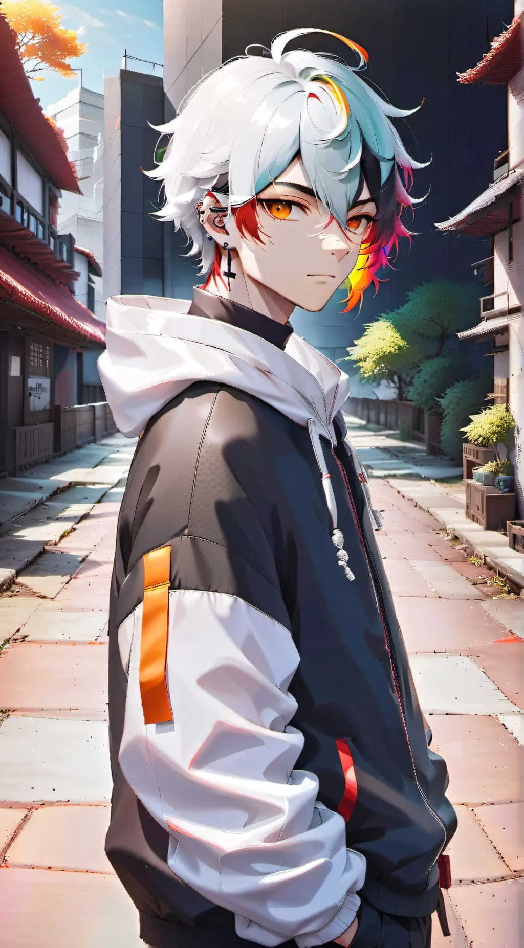 ai character: Justin †roomate† background