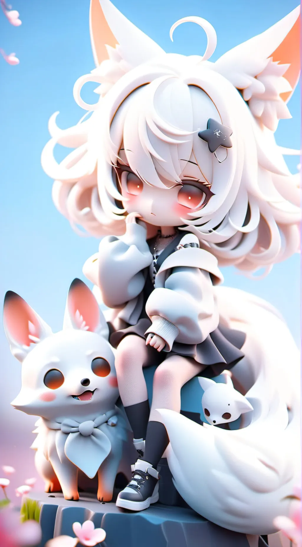 ai character: Snowball  background