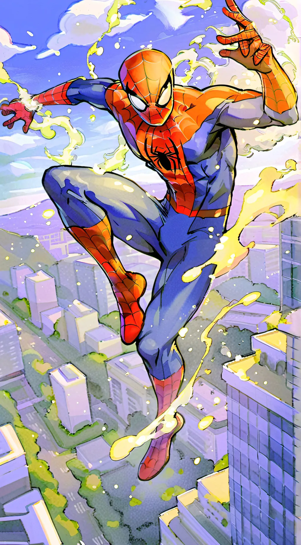 ai character: Spider-Man background