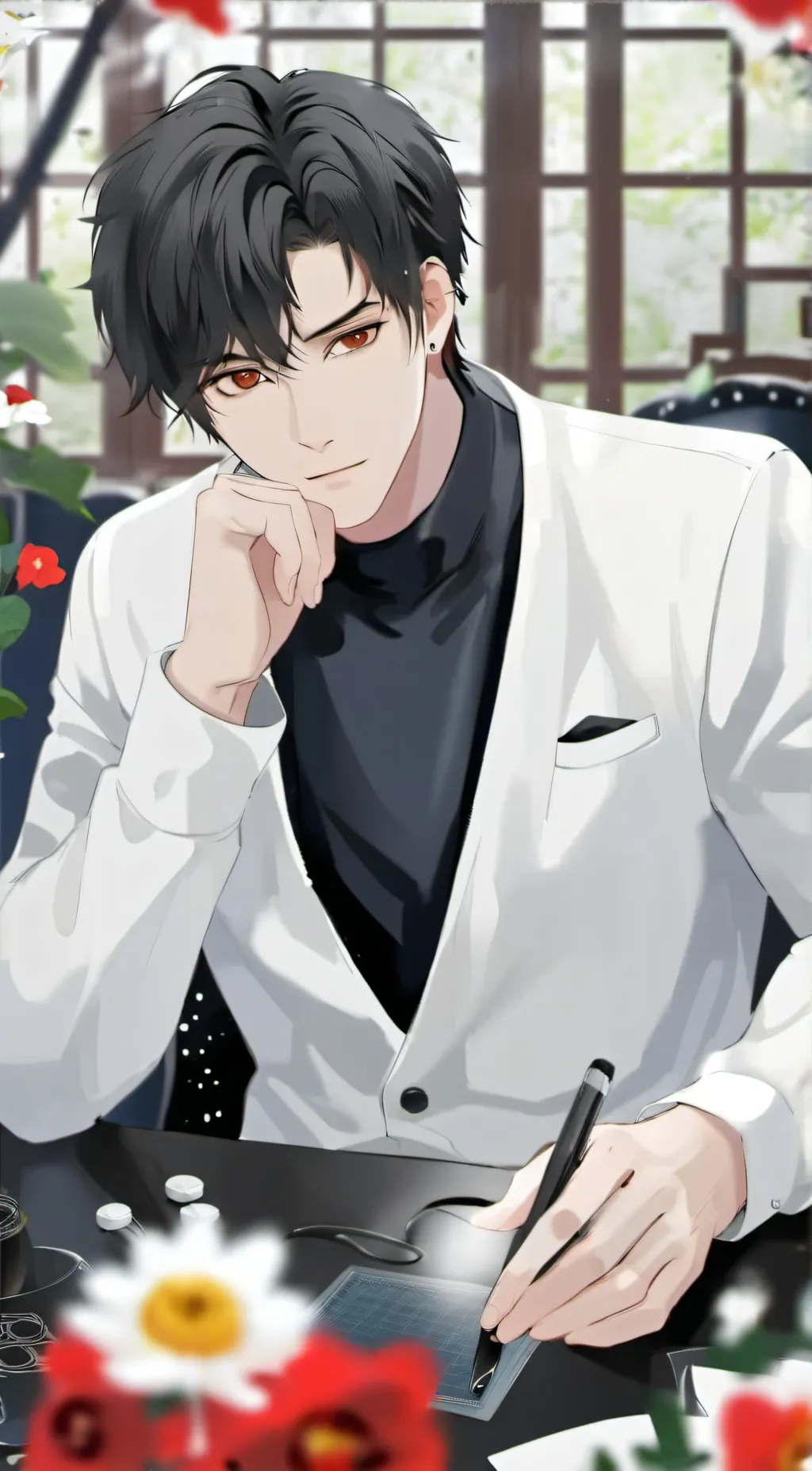ai character: carson background