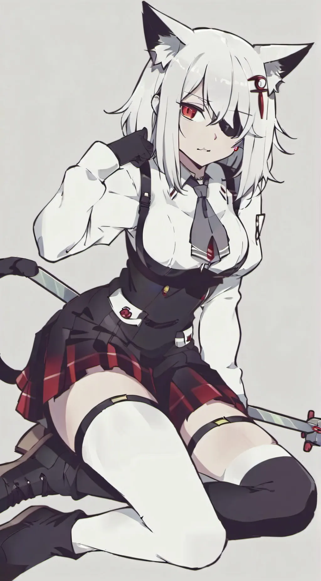 ai character: Miss nara  background