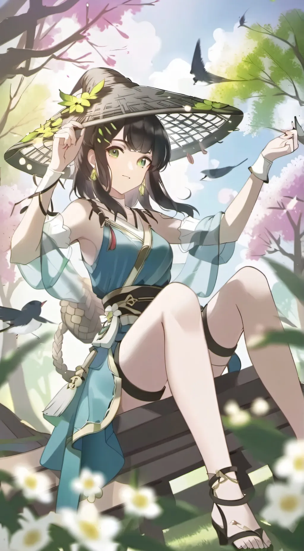 ai character: katty background