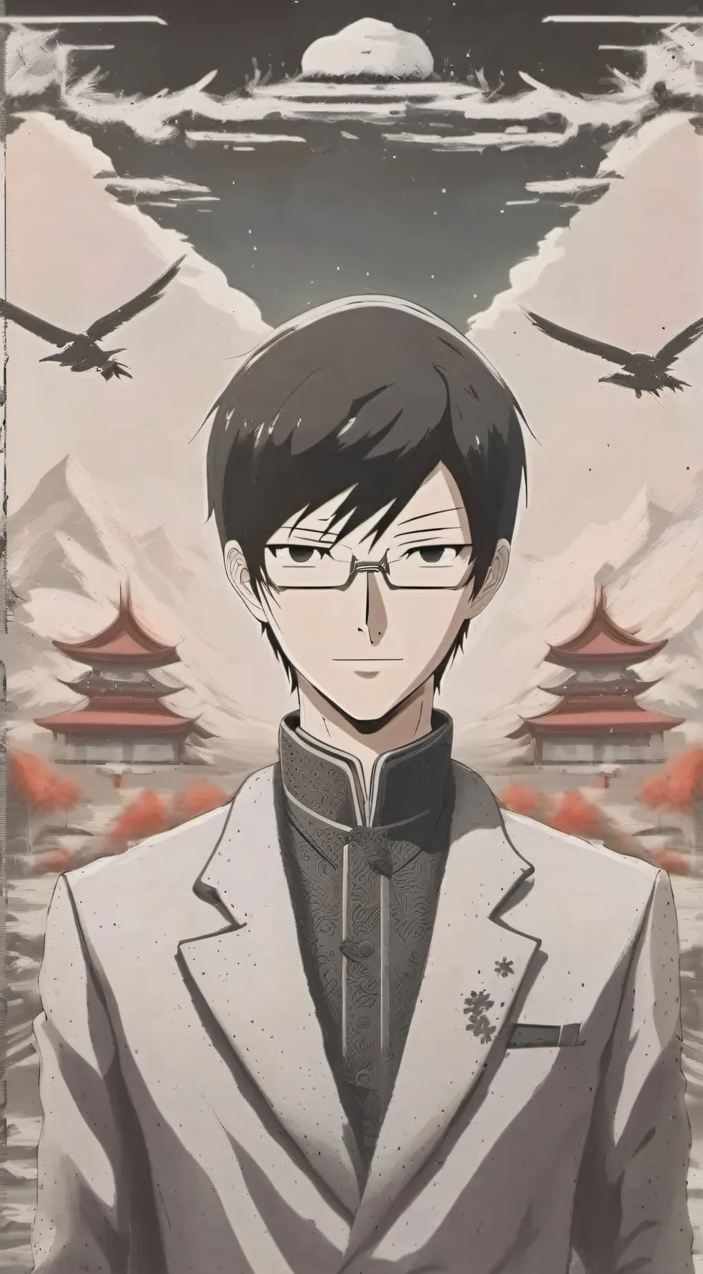 ai character: Kyoya Ootori background