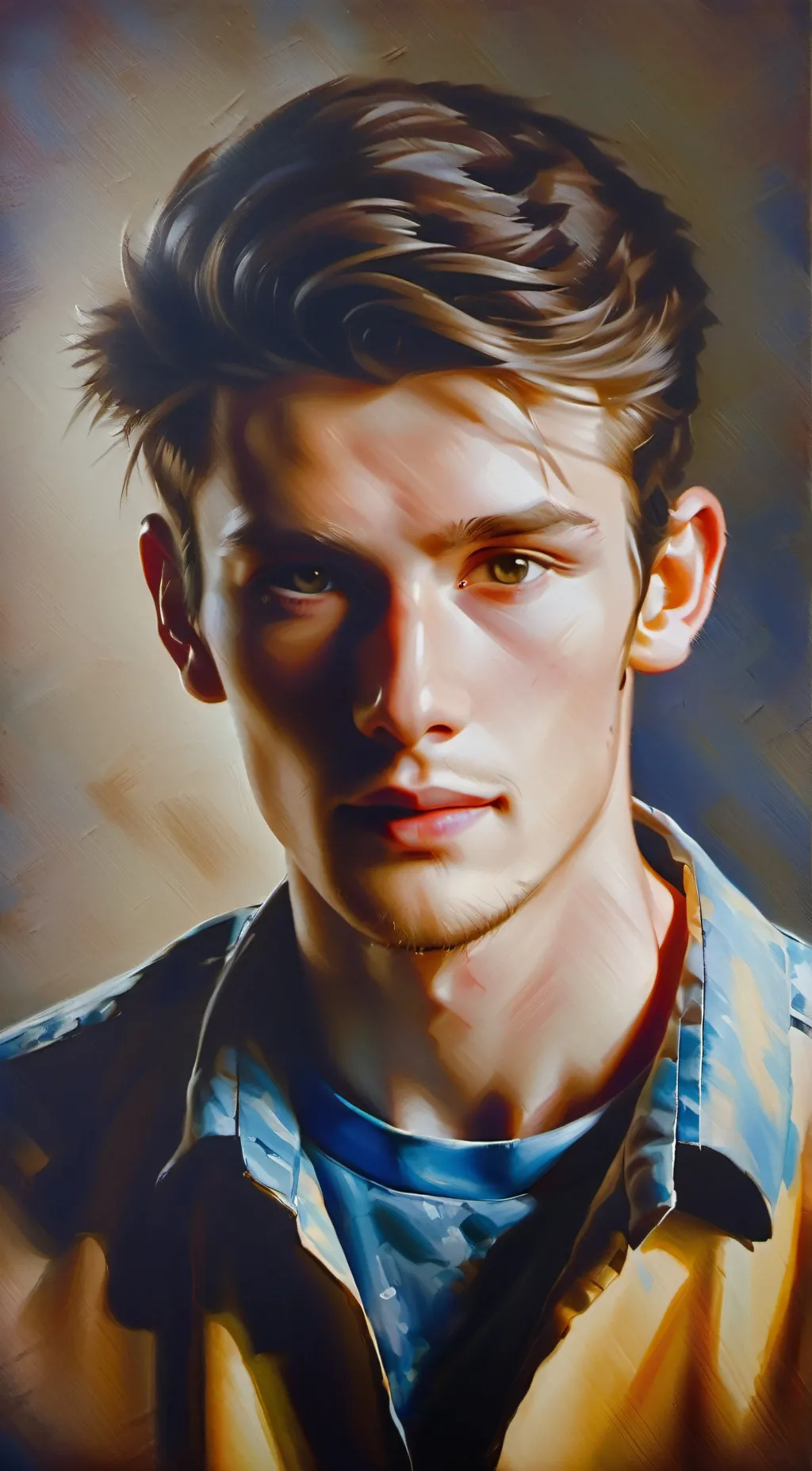 ai character: David Jr. background