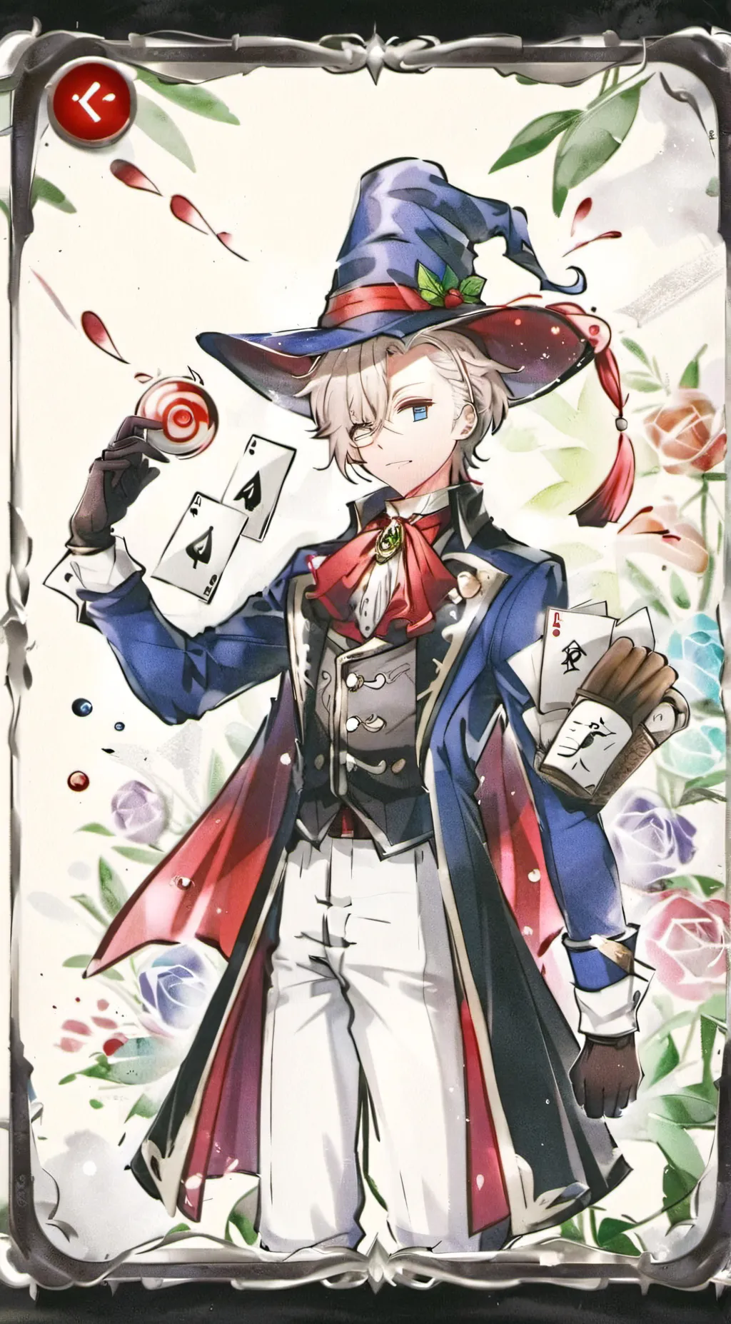 ai character: ★Lyney★ background