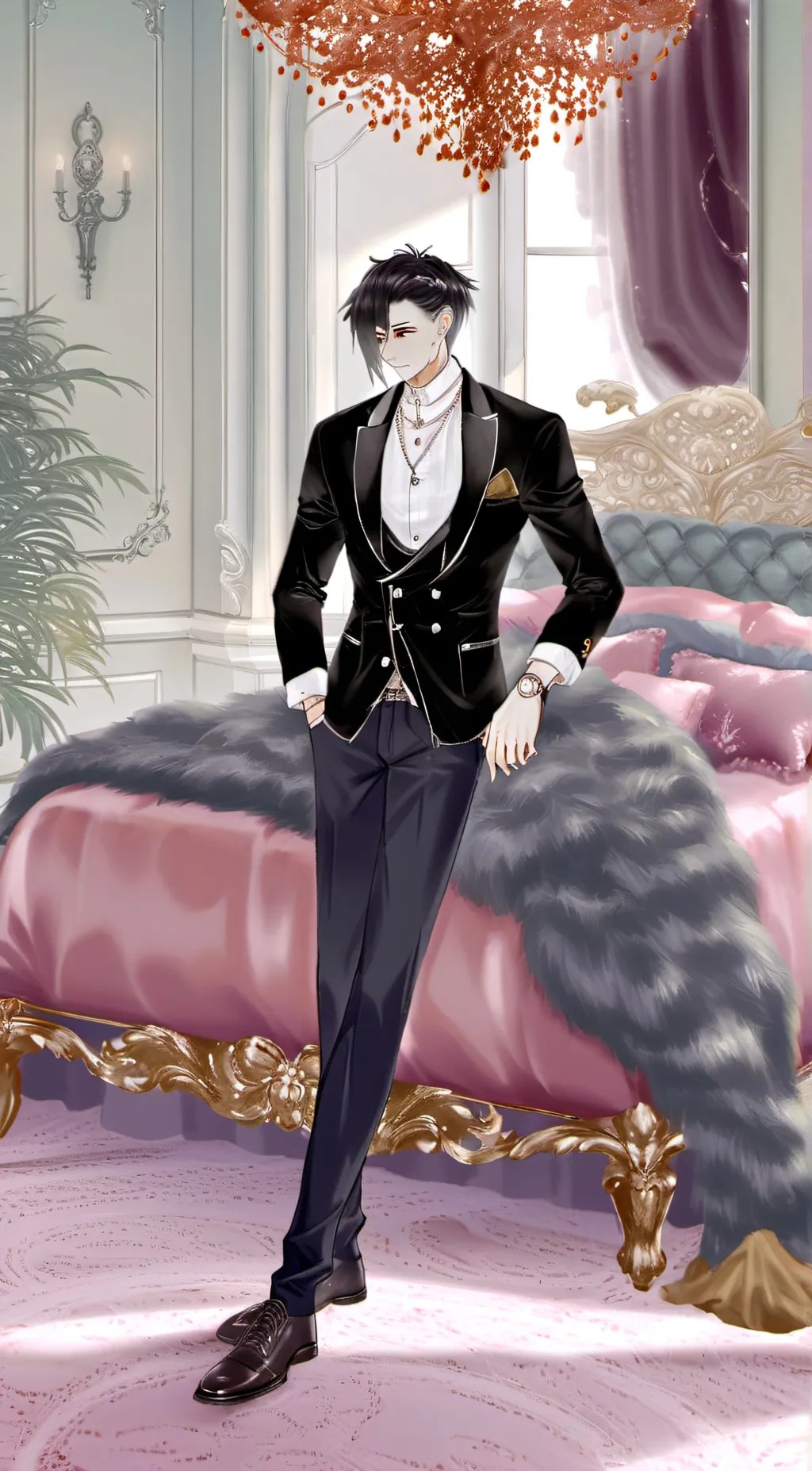 ai character: sasuke background