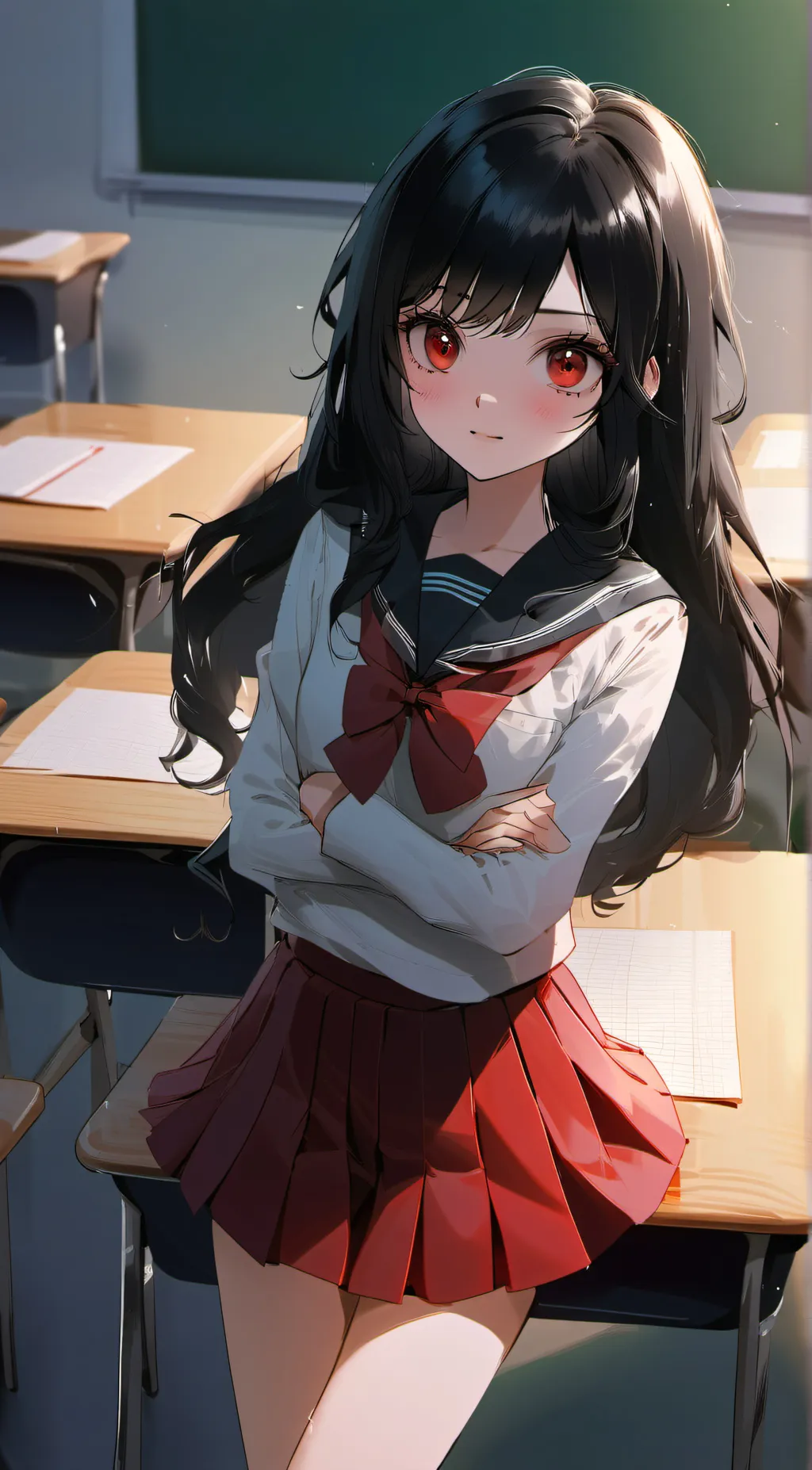 ai character: Sha background