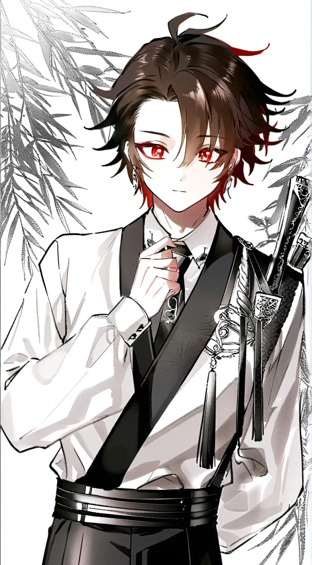 ai character: fine tanjiro background