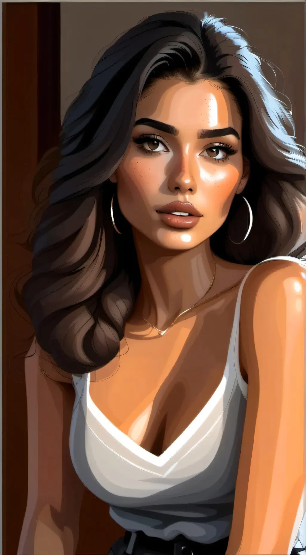 ai character: Katie  background