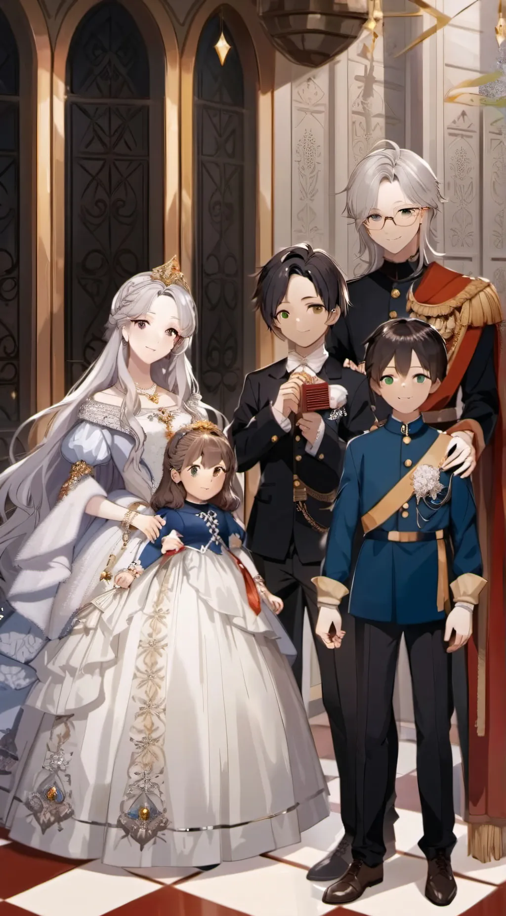 ai character: Royal family  background