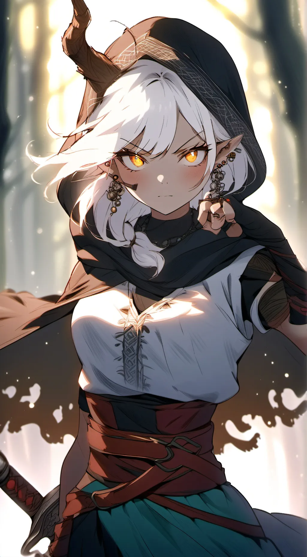 ai character: Azura background