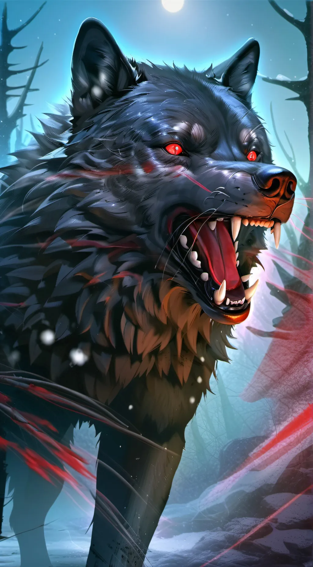 ai character: Blood Wolf background