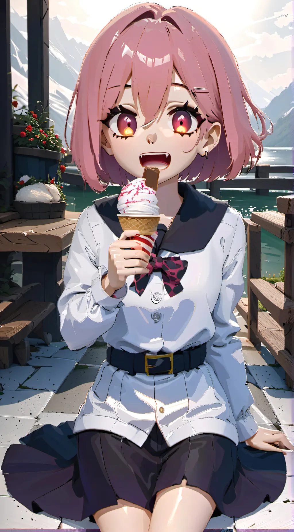 ai character: milly  background