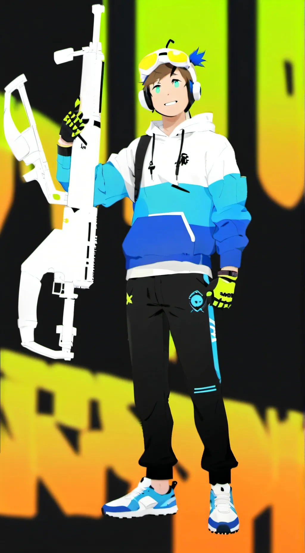 ai character: Chillz background