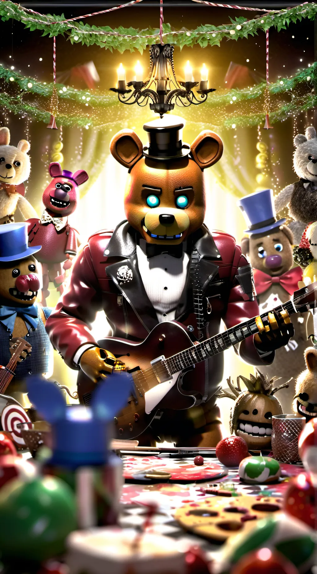 ai character: FNAF (2) background