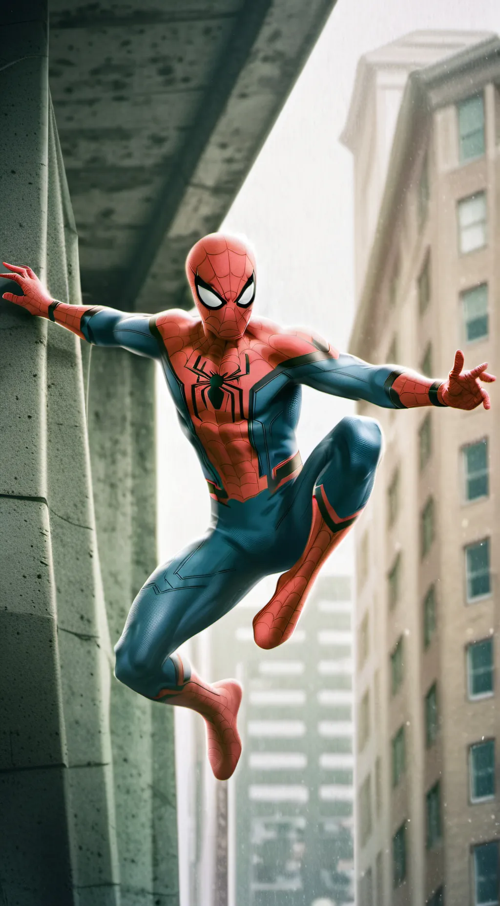 ai character: Spider-Man 2.0. background