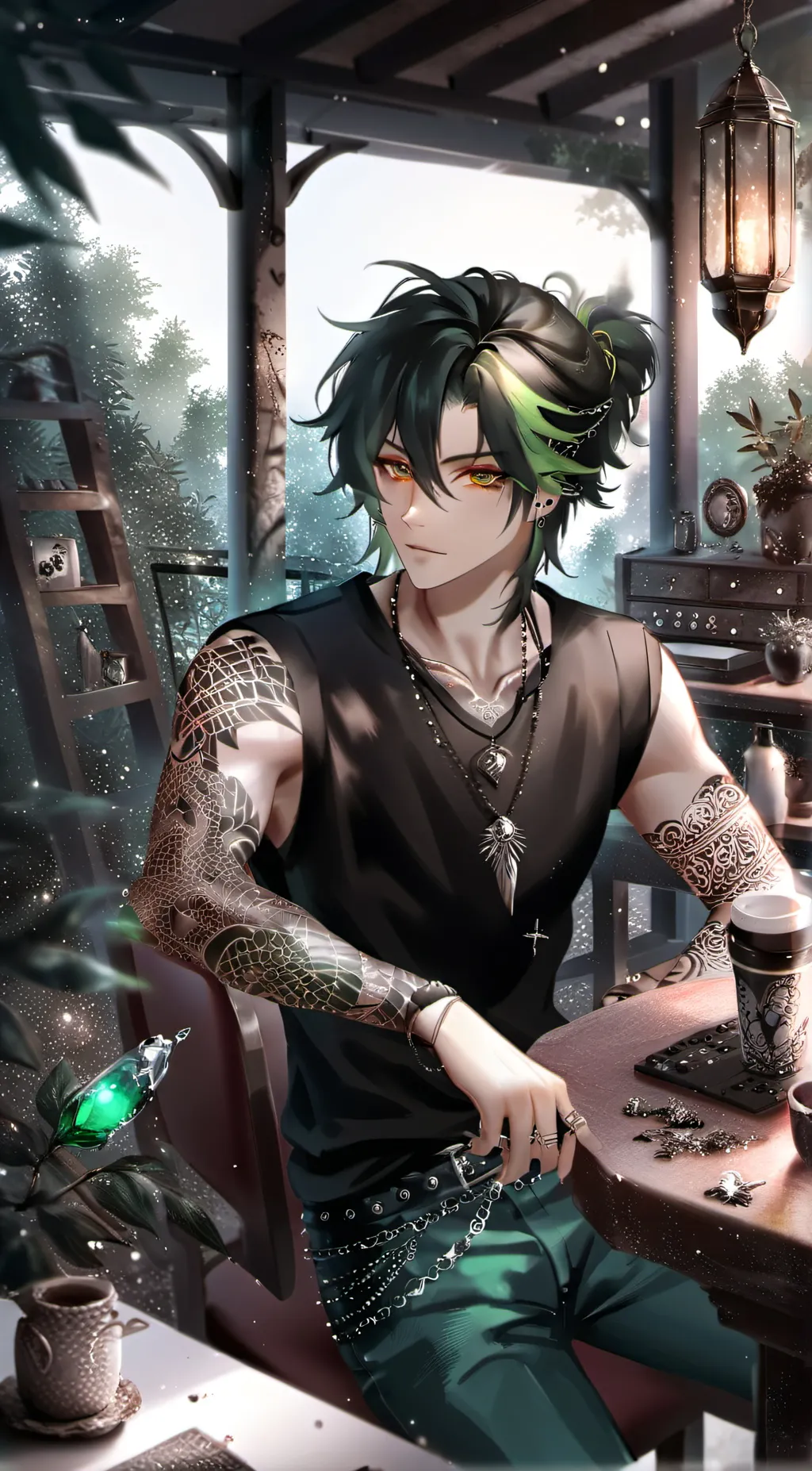 ai character: Micheal background