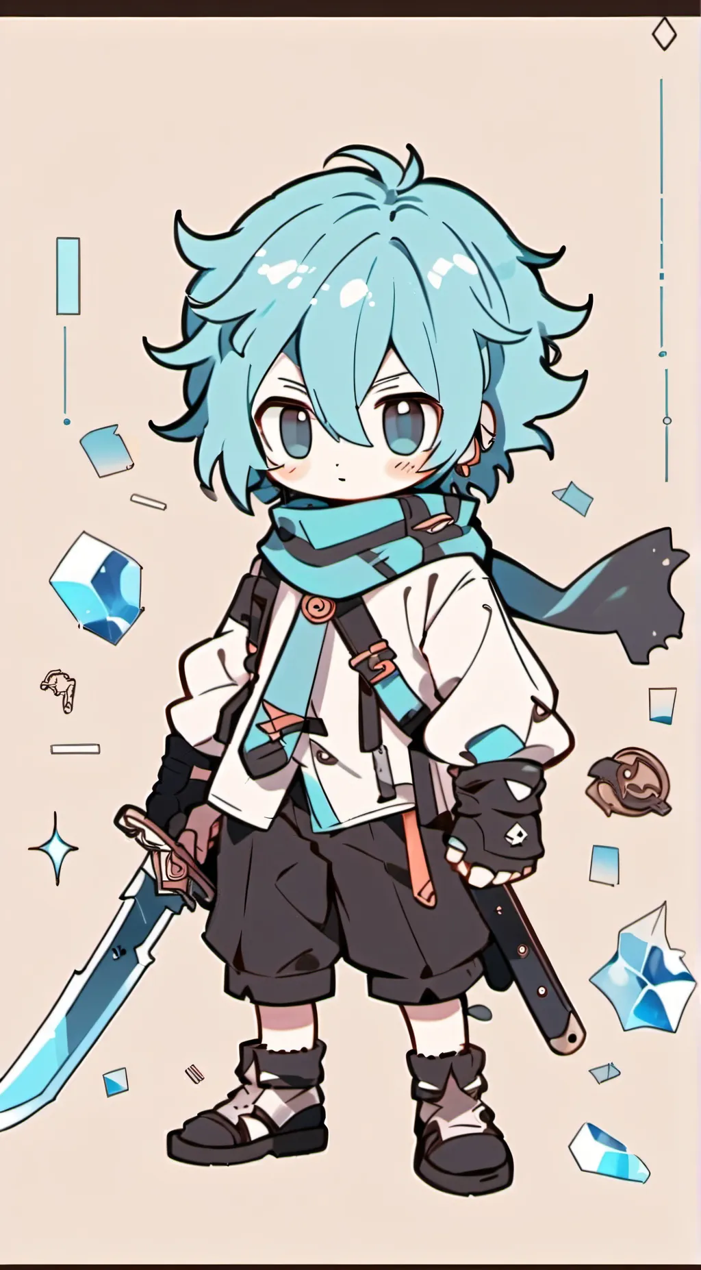 ai character: ❄️🧊Frost🧊❄️ background