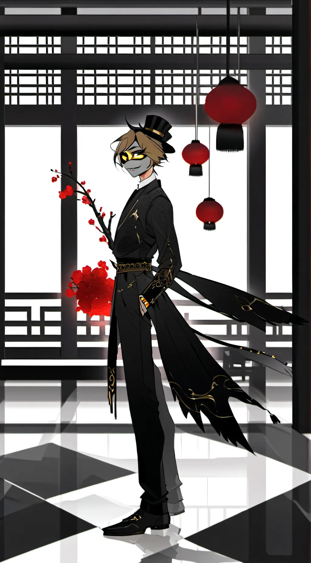 ai character: Helluva boss background