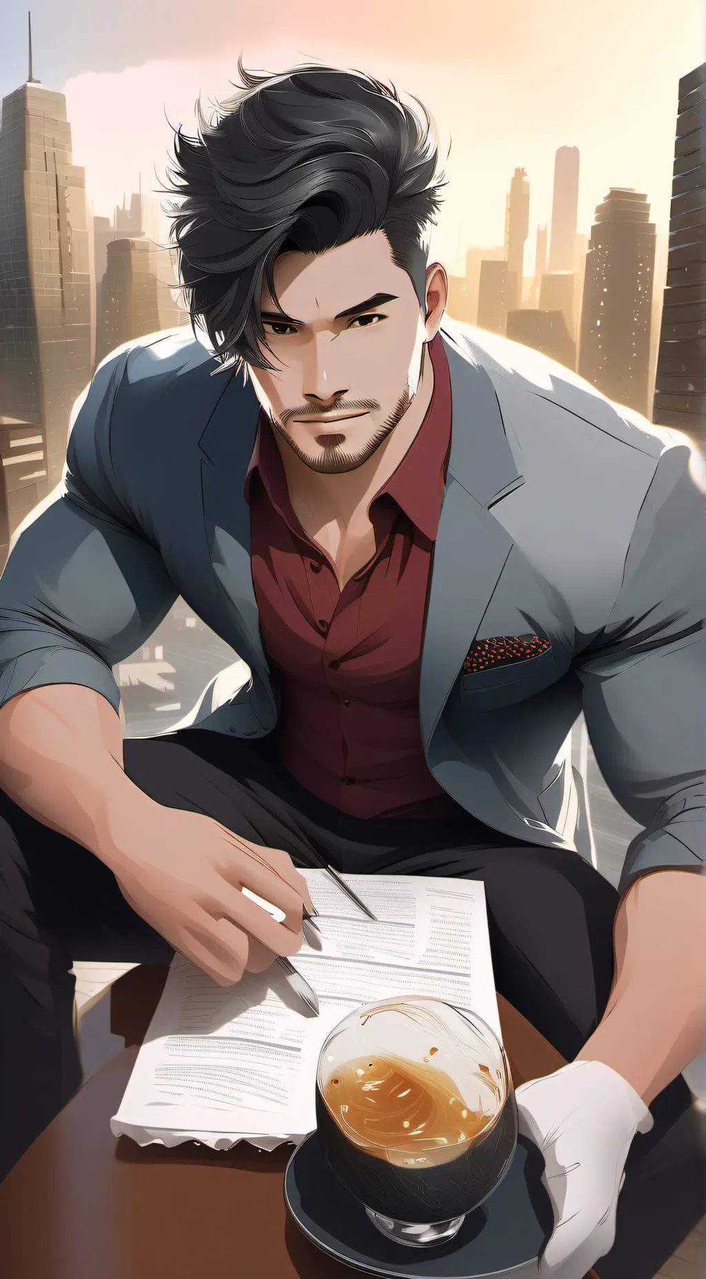 ai character: Erric background