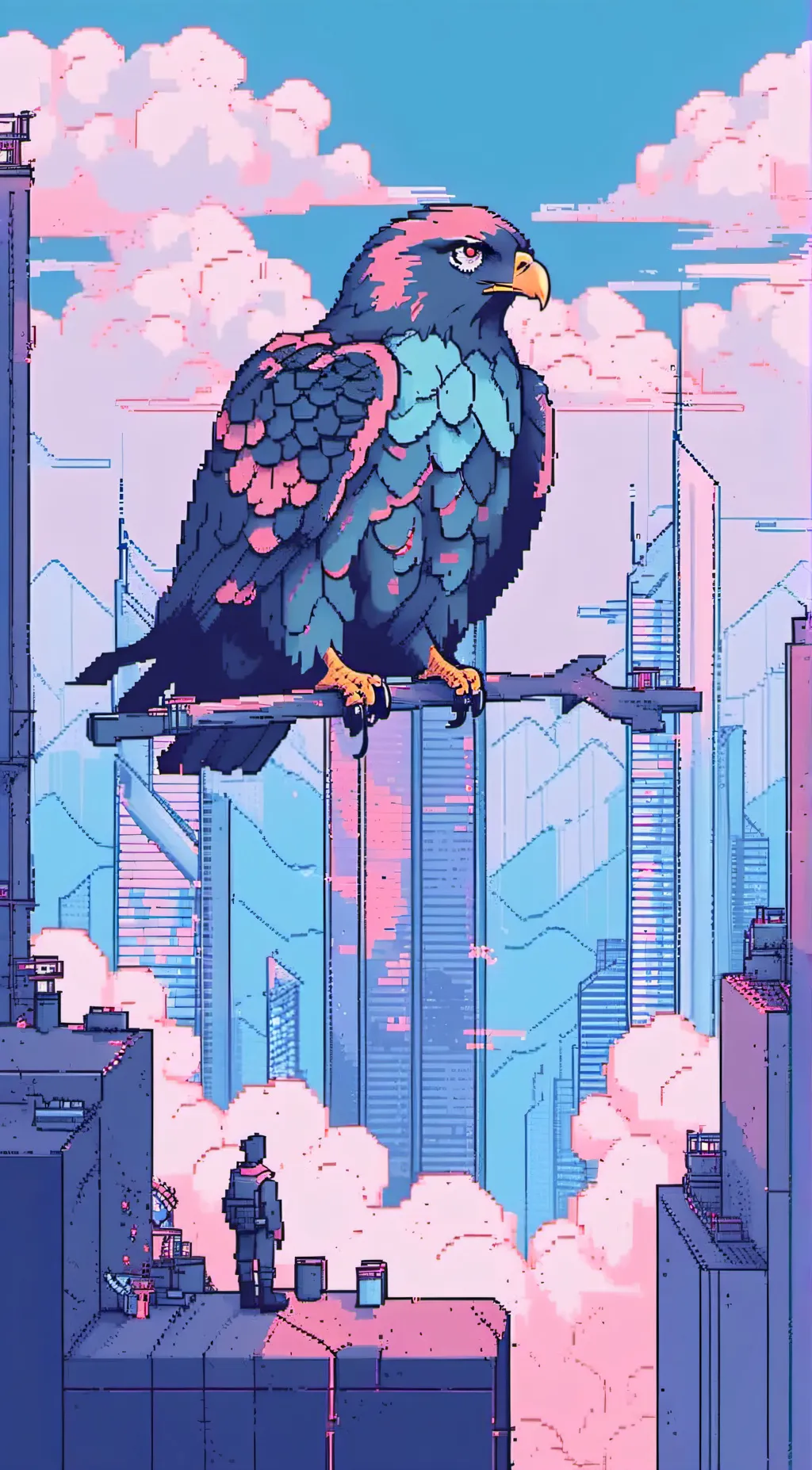 ai character: 1A hawks son background