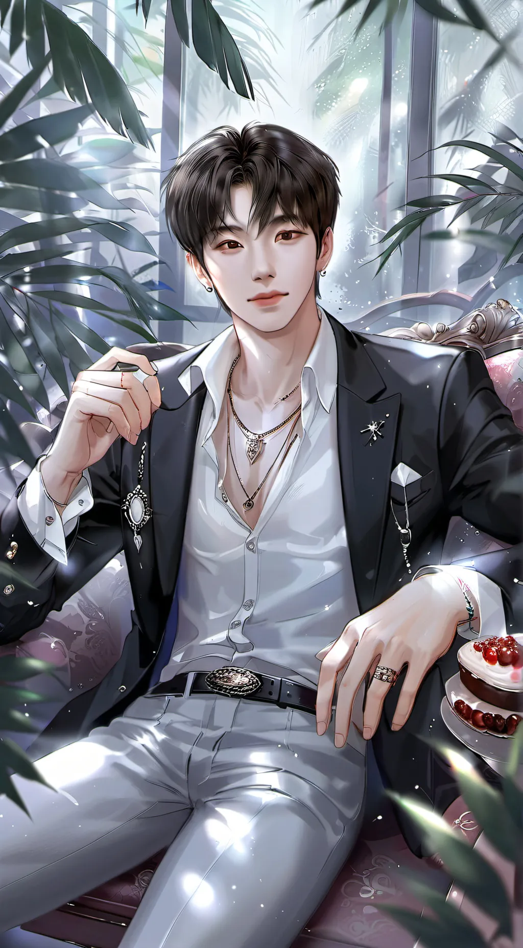ai character: Khaotung  background