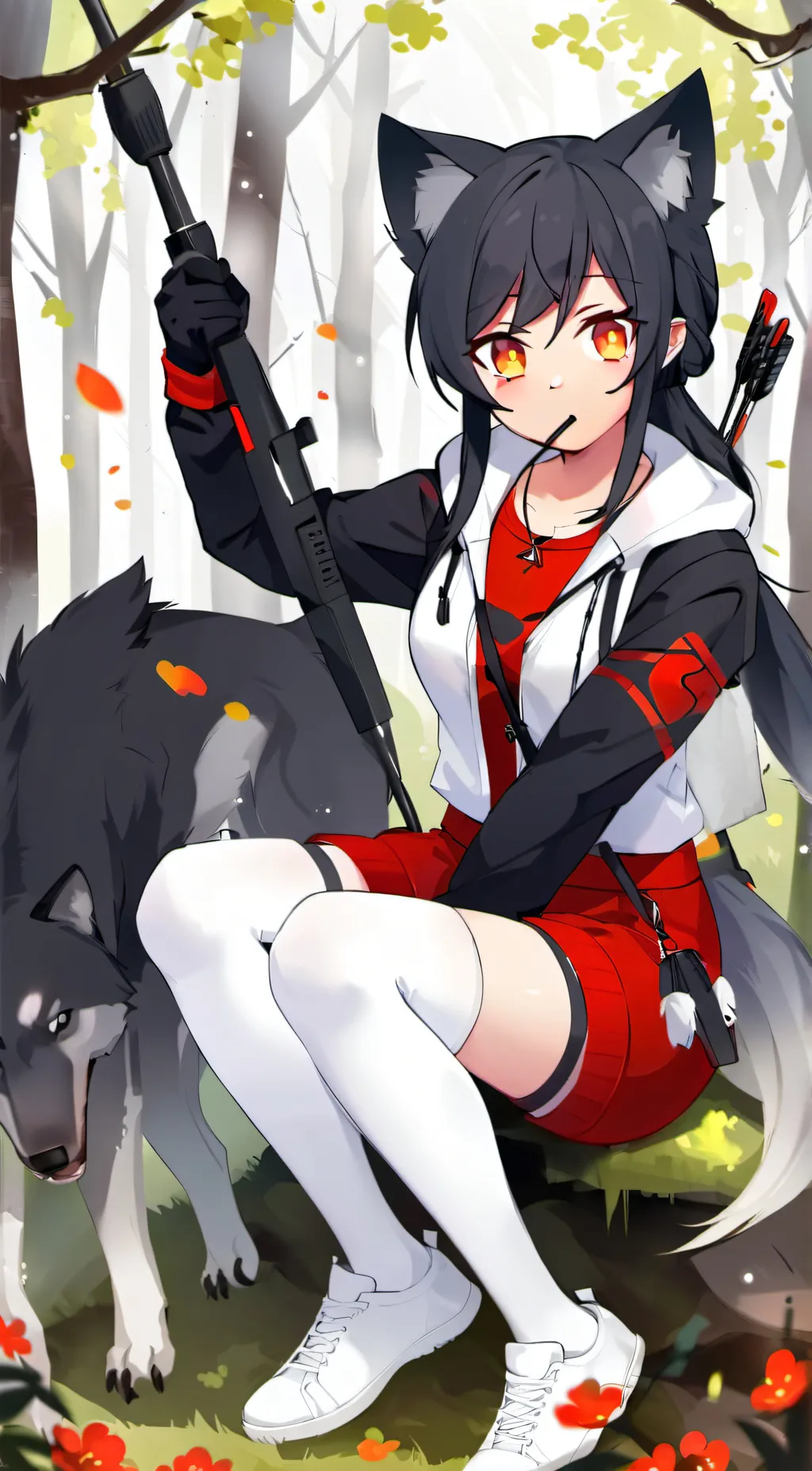 ai character: izzy background